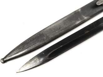 Seitengewehr Modell 84/98 für k98 der Wehrmacht. Nummerngleiches Stück von 42 cof