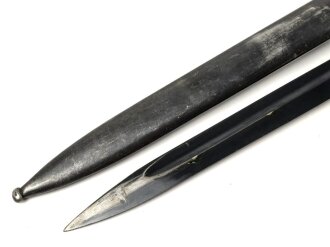 Seitengewehr Modell 84/98 für k98 der Wehrmacht. Nummerngleiches Stück von 41 cvl