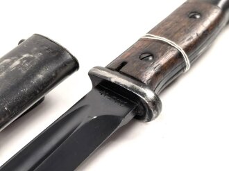 Seitengewehr Modell 84/98 für k98 der Wehrmacht. Nummerngleiches Stück von 41 cvl