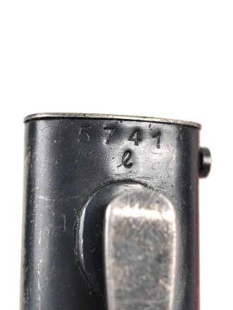 Seitengewehr Modell 84/98 für k98 der Wehrmacht. Nummerngleiches Stück von 41 cvl