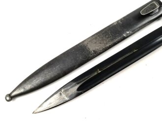 Seitengewehr Modell 84/98 für k98 der Wehrmacht. Nummerngleiches Stück von 41 cvl