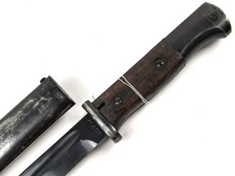 Seitengewehr Modell 84/98 für k98 der Wehrmacht. Nummerngleiches Stück von 41 cvl