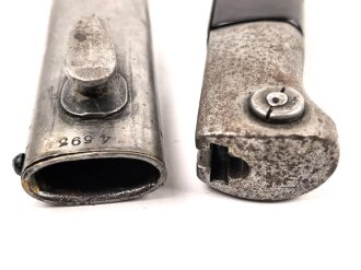 Seitengewehr Modell 84/98 für k98 der Wehrmacht. Nummerngleiches Stück von 42 agv