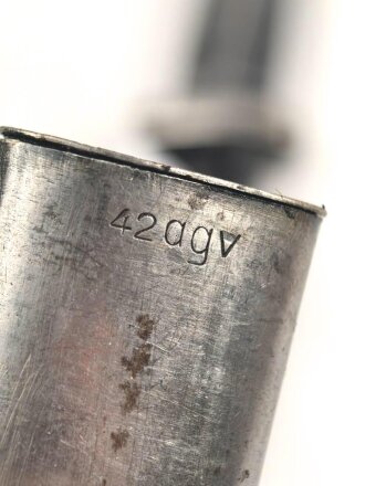 Seitengewehr Modell 84/98 für k98 der Wehrmacht. Nummerngleiches Stück von 42 agv