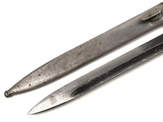 Seitengewehr Modell 84/98 für k98 der Wehrmacht. Nummerngleiches Stück von 42 agv