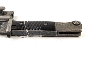 Seitengewehr Modell 84/98 für k98 der Wehrmacht. Nummerngleiches Stück von 42 agv