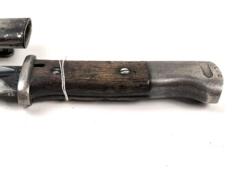 Seitengewehr Modell 84/98 für k98 der Wehrmacht. Nummerngleiches Stück von S.178 G