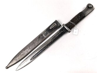 Seitengewehr Modell 84/98 für k98 der Wehrmacht. Nummerngleiches Stück von S.178 G