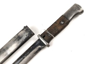 Seitengewehr Modell 84/98 für k98 der Wehrmacht. Nummerngleiches Stück von S.178 G