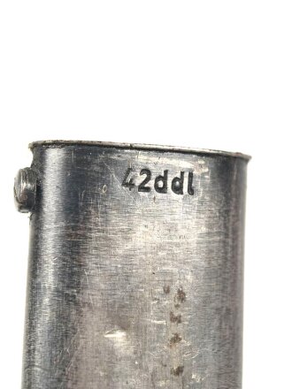 Seitengewehr Modell 84/98 für k98 der Wehrmacht. Nummerngleiches Stück von 42 ddl