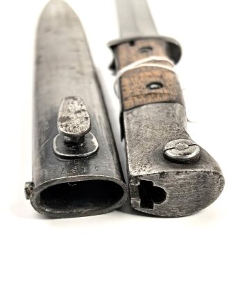 Seitengewehr Modell 84/98 für k98 der Wehrmacht. Nummerngleiches Stück von 42 ddl