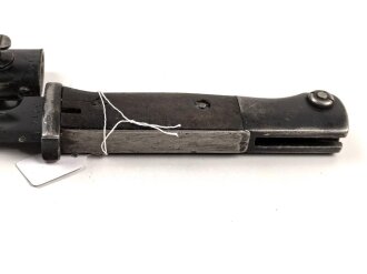 Seitengewehr Modell 84/98 für k98 der Wehrmacht. Nummerngleiches Stück von E.u.F.Hörster 1937