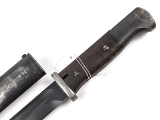 Seitengewehr Modell 84/98 für k98 der Wehrmacht. Nummerngleiches Stück von S/184 G