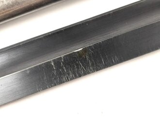 Seitengewehr Modell 84/98 für k98 der Wehrmacht. Nummerngleiches Stück von S/184 G