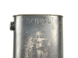 Seitengewehr Modell 84/98 für k98 der Wehrmacht. Nummerngleiches Stück von S/184 G