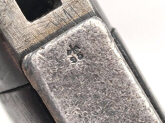 Seitengewehr Modell 84/98 für k98 der Wehrmacht. Nummerngleiches Stück von S/184 G