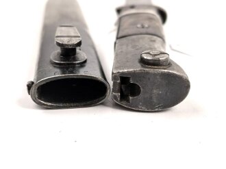 Seitengewehr Modell 84/98 für k98 der Wehrmacht. Nummerngleiches Stück von S/184 G