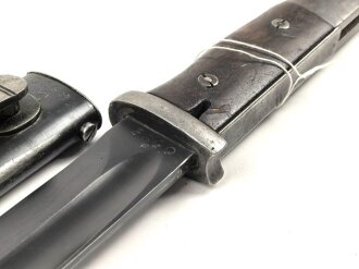 Seitengewehr Modell 84/98 für k98 der Wehrmacht. Nummerngleiches Stück von S/184 G