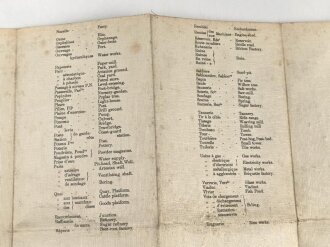 Großbritannien 1.Weltkrieg, " Trench map France Sheet 57C N.W"  Stand Oktober 1917