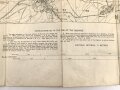 Großbritannien 1.Weltkrieg, " Trench map France Sheet 57C N.W"  Stand Oktober 1917