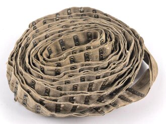 Russland 2. Weltkrieg, 250 Schluss Gurt für Maxim oder Vicker Maschinengewehr. Datiert 1944. Selten