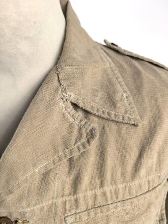 Großbritannien , Jacket, bush, khaki. Size 3, dated 1950. Used