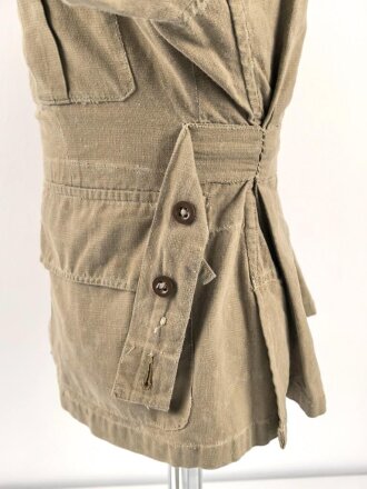 Großbritannien , Jacket, bush, khaki. Size 3, dated 1950. Used