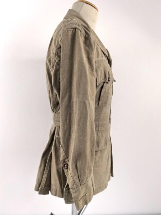 Großbritannien , Jacket, bush, khaki. Size 3, dated 1950. Used