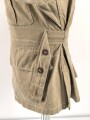 Großbritannien , Jacket, bush, khaki. Size 3, dated 1950. Used