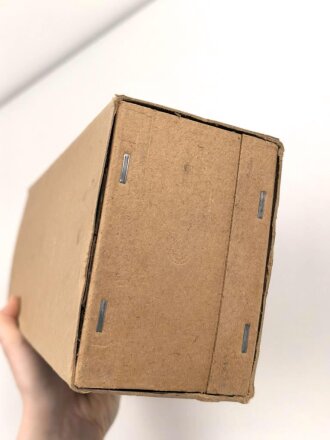 Pappkasten für 300 Schuss Munition 8x 57 ( für k98 ) . 20 Pappschachteln enthalten, alles zusammengehörig. OHNE Inhalt - Complete matching set for 300 k98 rounds, EMPTY BOXES