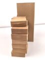 Pappkasten für 300 Schuss Munition 8x 57 ( für k98 ) . 20 Pappschachteln enthalten, alles zusammengehörig. OHNE Inhalt - Complete matching set for 300 k98 rounds, EMPTY BOXES
