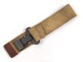 Canadian, Inglis high power pistol, wood Buttstock holster strap.  Very good condition