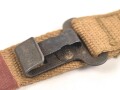 Canadian, Inglis high power pistol, wood Buttstock holster strap.  Very good condition