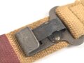 Canadian, Inglis high power pistol, wood Buttstock holster strap.  Very good condition