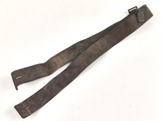 British, early WWII leather combat belt. Incomplete, uncleaned