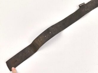 British, early WWII leather combat belt. Incomplete, uncleaned