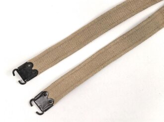 British Pattern 37 Enfield rifle sling , very good condition," diaward steel works LTD Hong Kong"