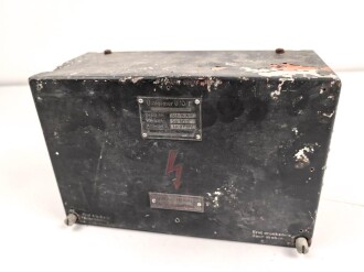 Luftwaffe, Umformer U.10/E, Ln 27377 für Fu.G 10. Originallack, Funktion nicht geprüft