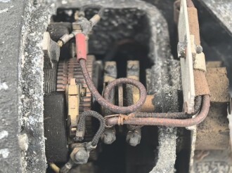 Luftwaffe, Umformer U.10/E, Ln 27377 für Fu.G 10. Originallack, Funktion nicht geprüft