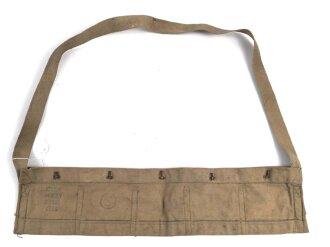 British MK3 ammunition bandolier dated 1958