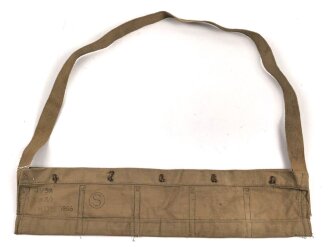 British MK3 ammunition bandolier dated 1966