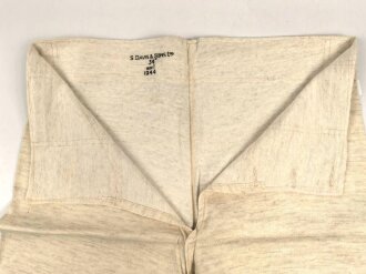 British 1944 dated short drawers, size 34, new old stock