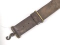 British Pattern 1914 leather belt, used, modified