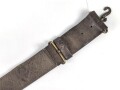 British Pattern 1914 leather belt, used, modified