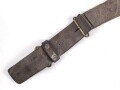 British Pattern 1914 leather belt, used, modified