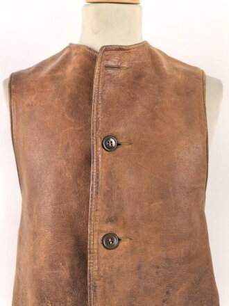 British leather Jerkin, used, no label