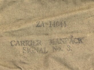 British Manpack Signal Carrier No. 3, dated 1944, very good condition