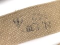 British Pattern 1937 , strap, carrying, used, 1942 dated