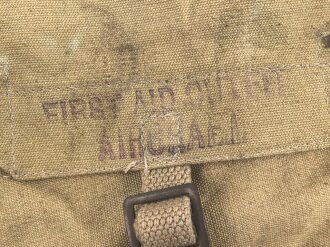 British most likely WWII ,  Royal Air Force " First Aid Aircraft bag"