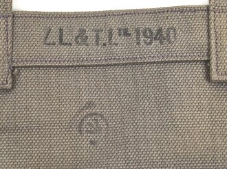 British Royal Air Force Pattern 1925 Haversack, dated 1940. very good condition